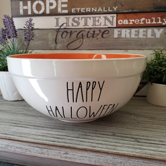 Rae Dunn Other - Rae Dunn Ceramic HAPPY HALLOWEEN Large Bowl